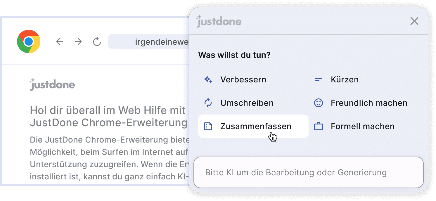 Was willst du tun?