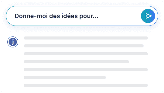 Donne-moi des idées pour...