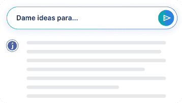 Dame ideas para...