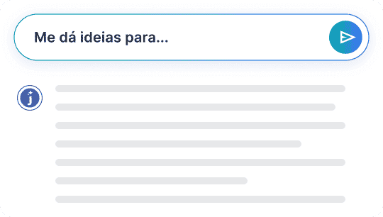 Me dá ideias para...
