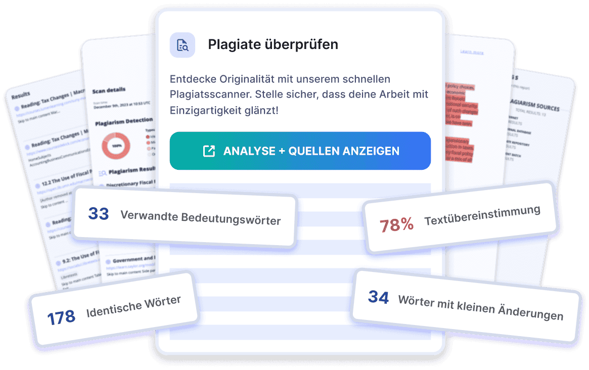 Plagiate überprüfen